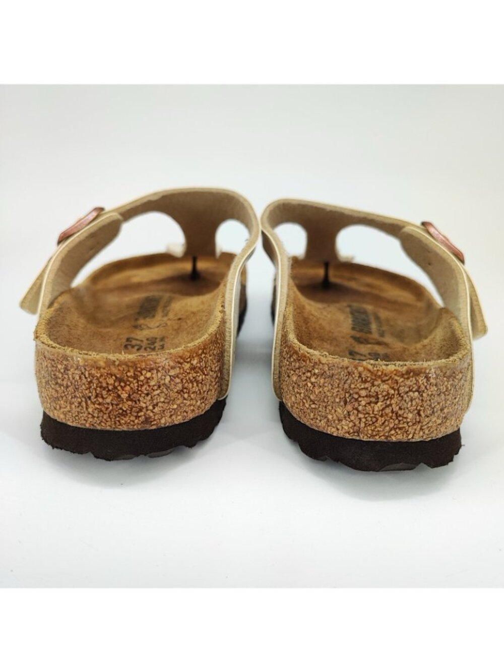 Birkenstock Gizeh Women's Size 6US Sandals Birko-Flor Graceful Pearl White Thong - Picture 4 of 8